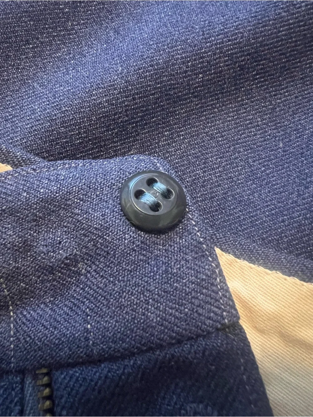 USAF Pant Wool 50's Serge Trousers Blue 84 Korean War Era W30 L29 Actual W28 L28